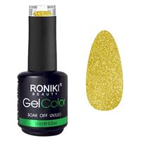 RONIKI Gel Neglelakk Diamond Gold (DH01)