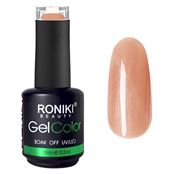 RONIKI Pink Smooth Cat Eye Gel Neglelakk Glazed Peach (01)