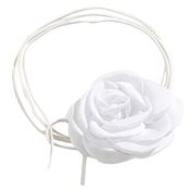 SOHO Rose Choker Halskjede - Hvit